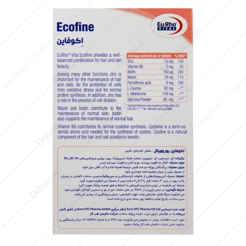 قرص اکوفاین، قرص اکوفاین یوروویتال
